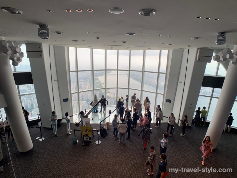 ロッテワールドタワー展望台ソウルスカイの見どころ